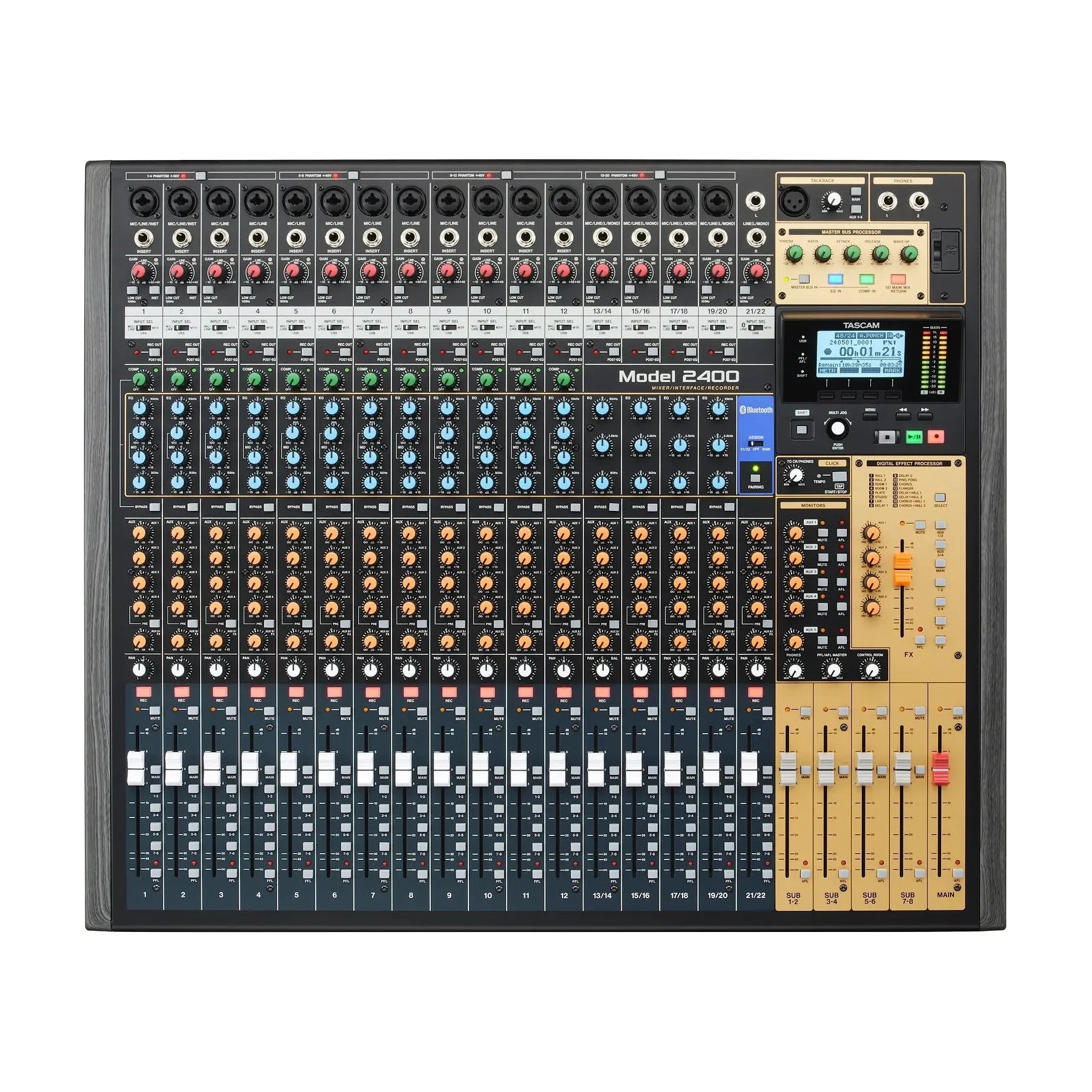 Tascam - Model 2400 22-Ch Mixingconsole - Musik Utan Gränser 