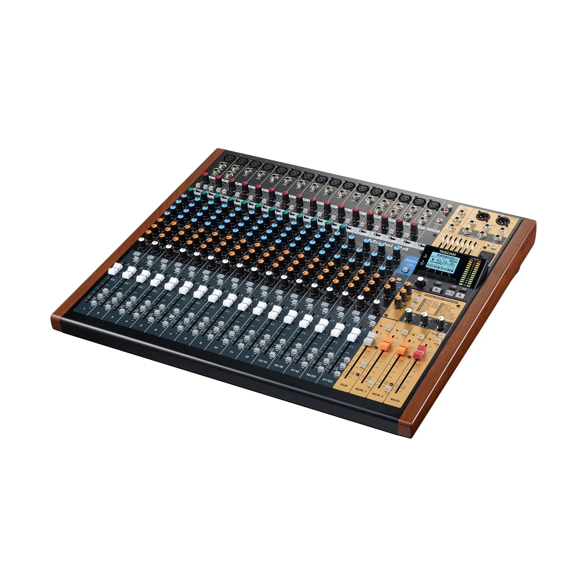Tascam - Model 24 22-Ch Analogue Mixer with 24-Track Digital Recorder - Musik Utan Gränser 