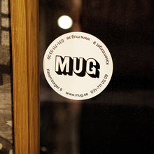 Ladda upp bild till gallerivisning, MUG-stickers 2-pack - Musik Utan Gränser
