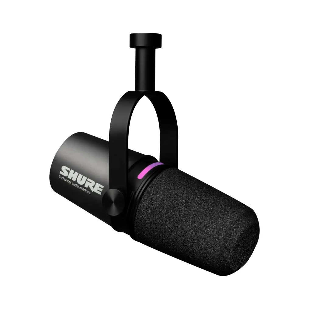 Shure - MV7i Dynamisk USB-C mikrofon och Interface - Musik Utan Gränser 