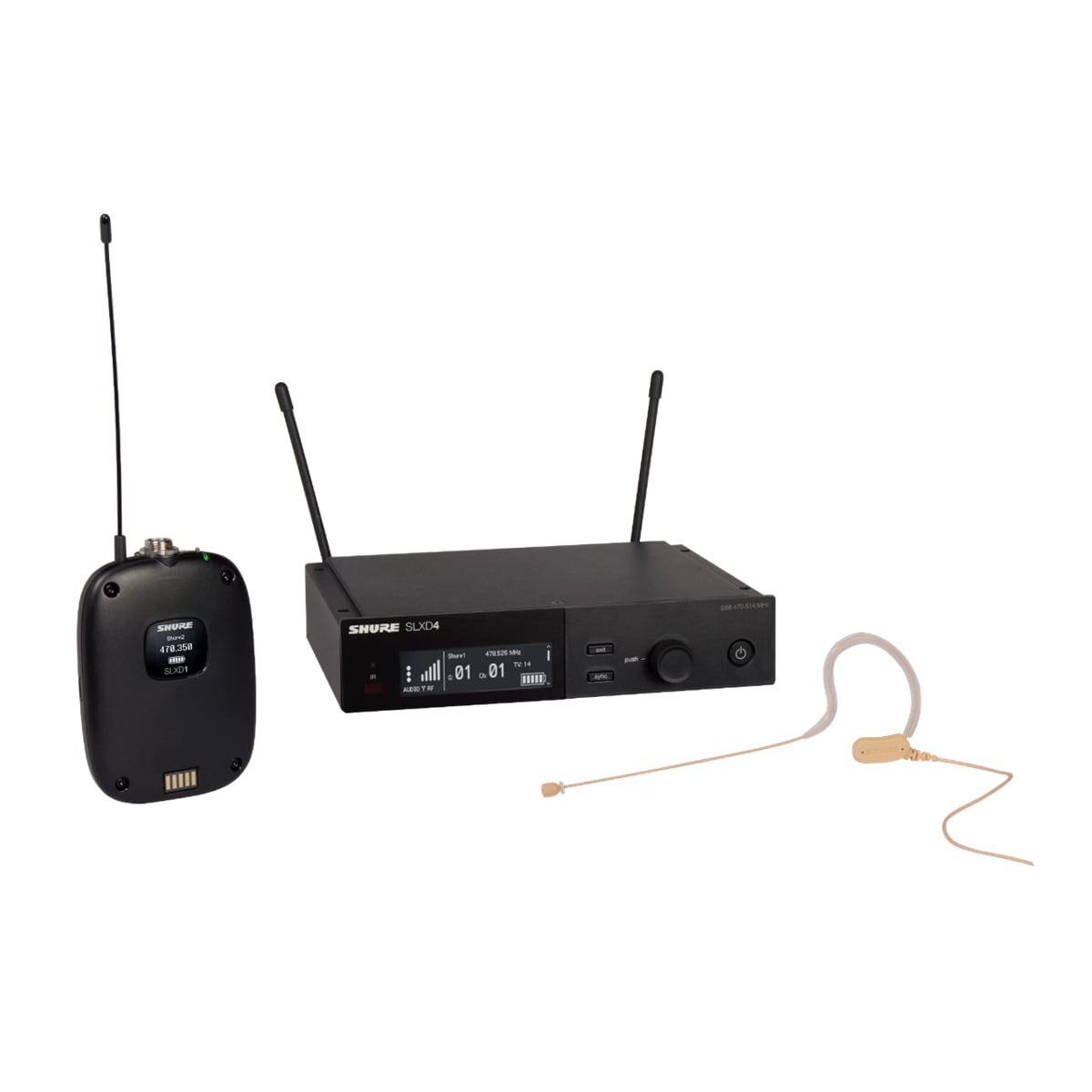 SLXD14E med MX153 headmic beige 518-562MHz