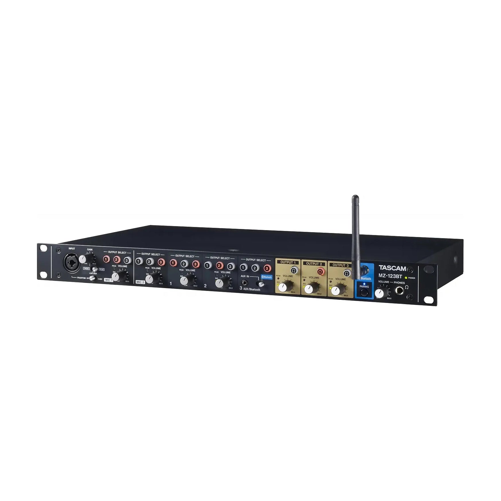 MZ-123BT Compact Multi-Zone Audio Mixer med Bluetooth