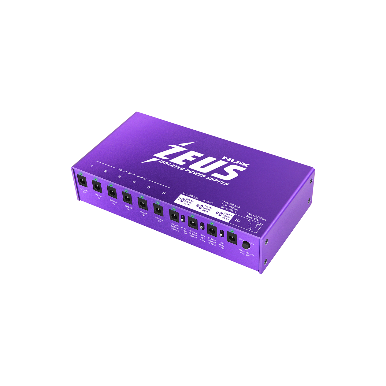 NUX - Zeus Isolated Power Supply - Musik Utan Gränser 