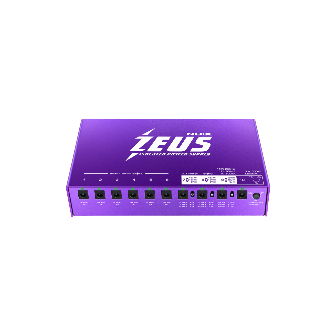 NUX - Zeus Isolated Power Supply - Musik Utan Gränser 