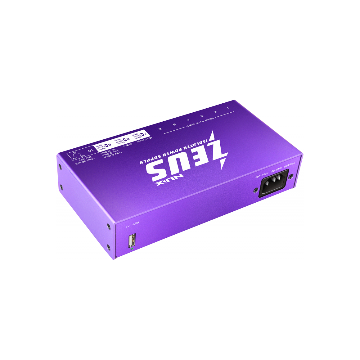 NUX - Zeus Isolated Power Supply - Musik Utan Gränser 
