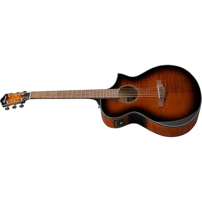 Ibanez - AEWC400-AMS Amber Sunburst High Gloss Western med mik - Musik Utan Gränser 