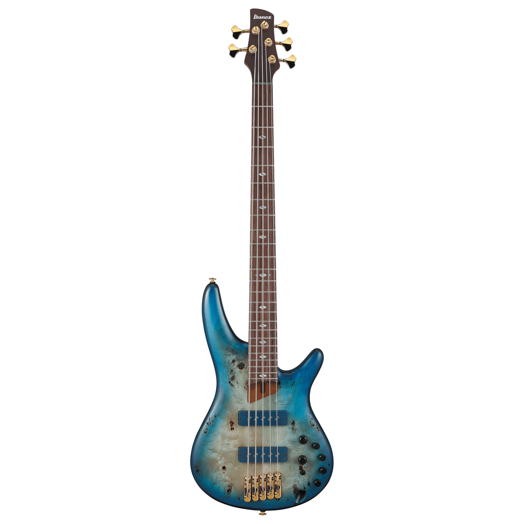 Ibanez - SR6605-GFB Ghost Fleet Blue Burst Prestige - Musik Utan Gränser 