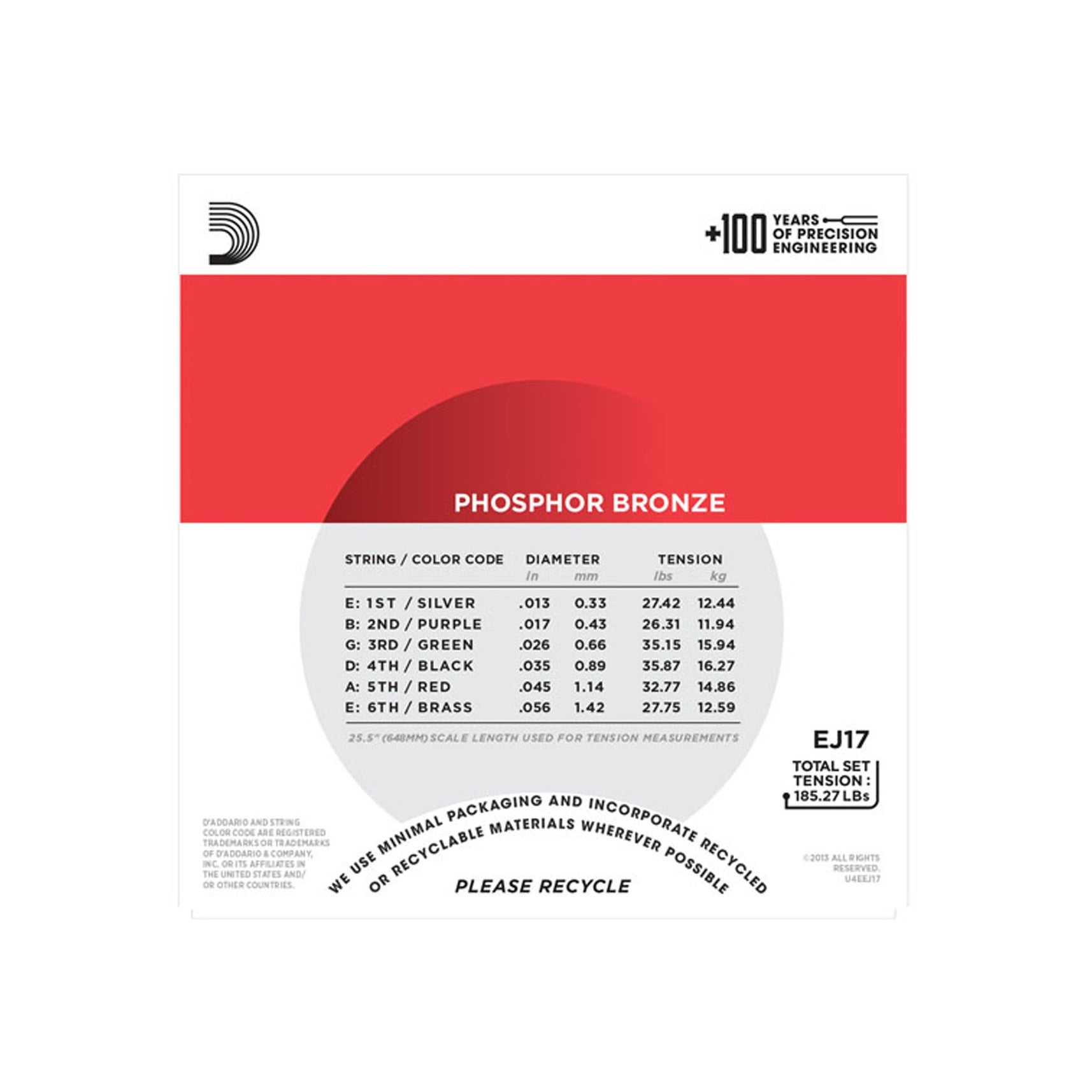 EJ17 13-56 Phosphor Bronze