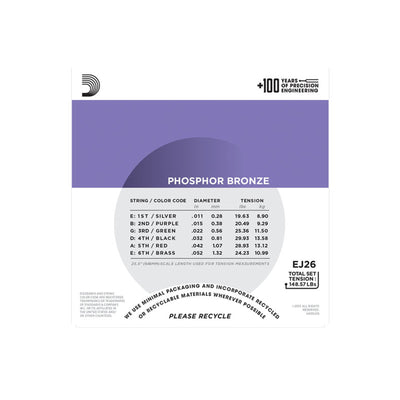 EJ26 11-52 Phosphor Bronze