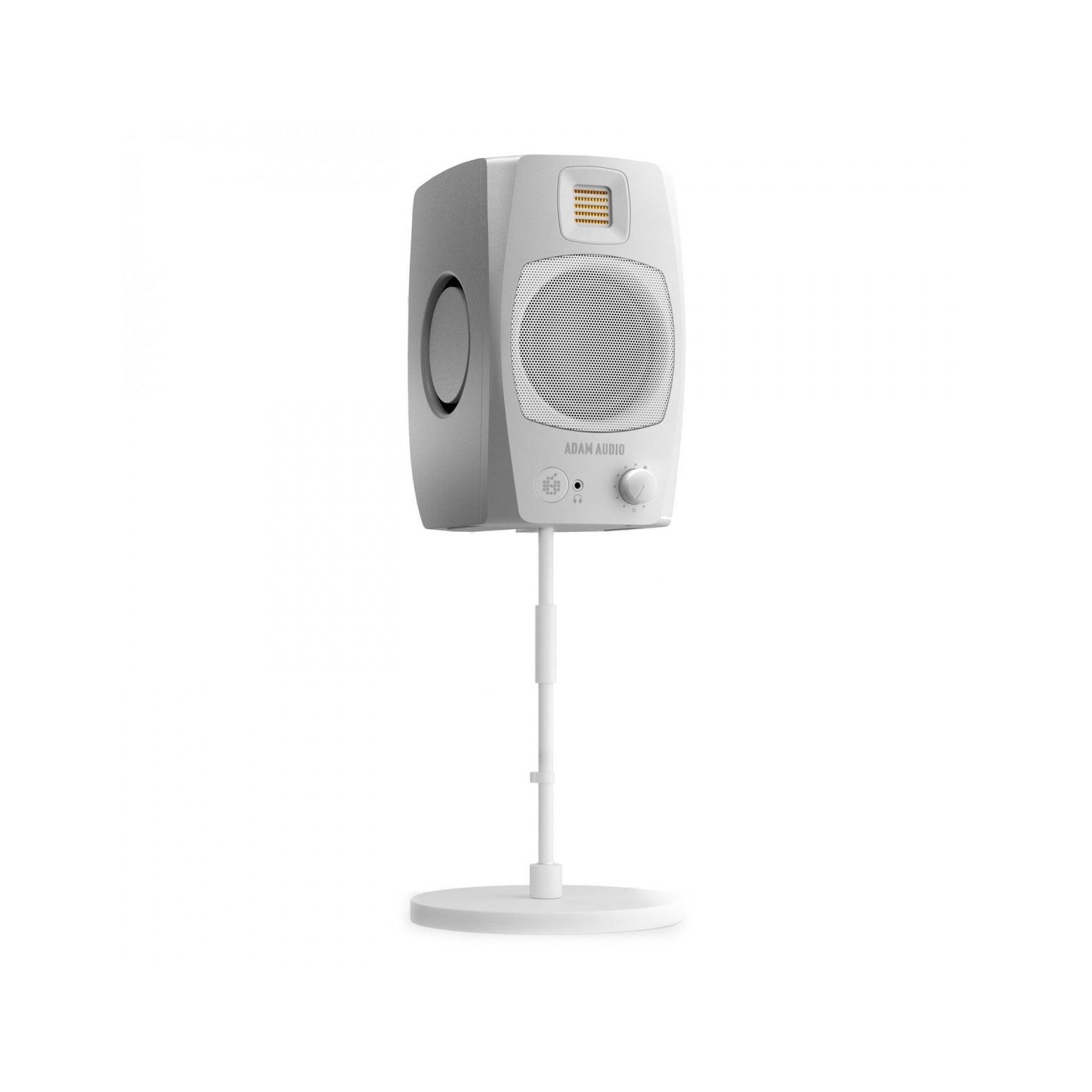 D3V White Active Desktop Monitoring System, 3,5 inch Woofer