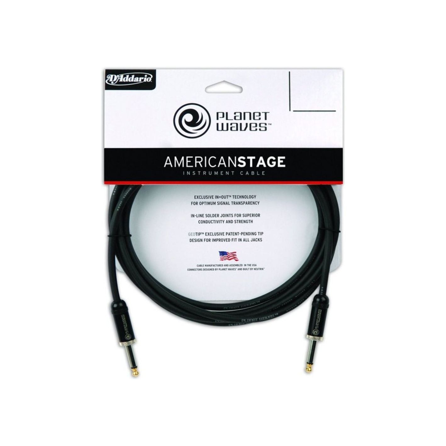 D'Addario - American Stage PW-AMSG30 9m - Musik Utan Gränser 