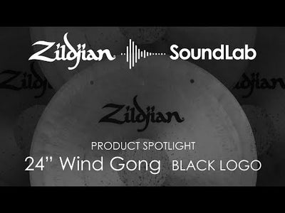 24" Wind Gong Etched Logo