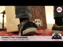 Ladda och spela upp video i Gallerivisaren, Cfjs2s-bk Compact Foot Tambourine
