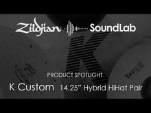 Ladda och spela upp video i Gallerivisaren, 14,25&quot; K Custom Hybrid Hi-hat
