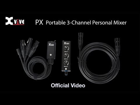 PX Portable 3-Channel Mixer