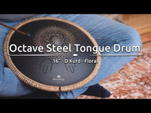 Load and play video in Gallery viewer, OSTD1BKE Octave Steel Tongue Drum D Kurd
