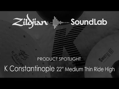 22" K Constantinople Medium Thin High Ride