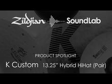 Ladda och spela upp video i Gallerivisaren, 13,25&quot; K Custom Hybrid Hi-hat
