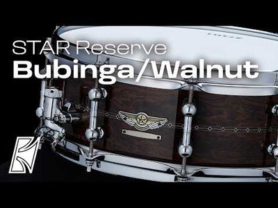 TBWS145S-GCD Star Reserve, Bubinga/Walnut 14 x 5