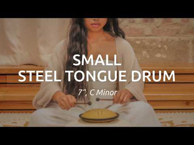 SSTD3G Small Steel Tongue Drum, C Minor, Gold