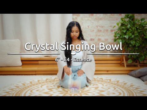 ECSB6E4CL Essence Singing Bowl 6" Note E4 Solarplex Chakra