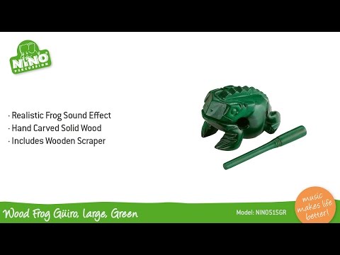 NINO515GR Woodfrog Large Green