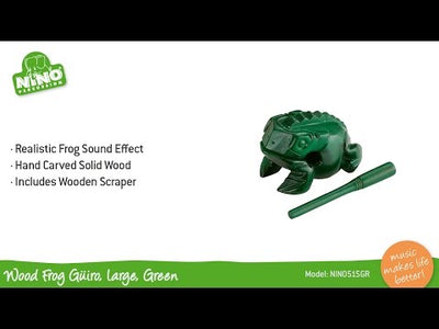 NINO515GR Woodfrog Large Green