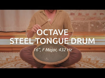 OSTD3DGE Octave Steel Tongue Drum F Major Dark Green