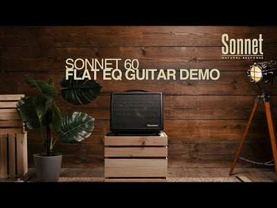 Sonnet 60 Svart Förstärkare för akustisk gitarr
