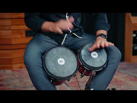 WBTR300WR Traditional Series Bongo, Wine Red, Remo head