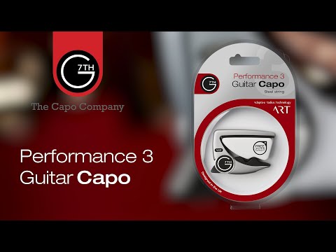 Performance 3 Capo 6 String Guitar Silver