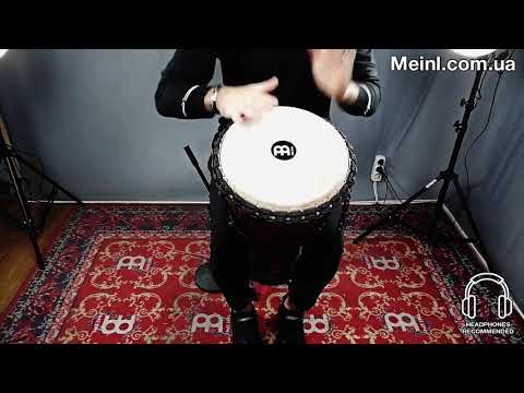 AE-DJTC1-L 12" Artisan Tongo Carved Djembe