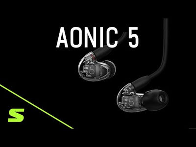 Aonic 5 3BA Earphone Black with RMCE-UNI