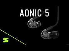 Ladda och spela upp video i Gallerivisaren, Aonic 5 3BA Earphone Black with RMCE-UNI
