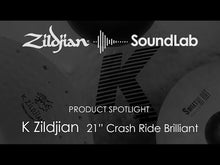 Ladda och spela upp video i Gallerivisaren, 21&quot; K Crash/Ride - Brilliant
