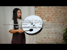 Load and play video in Gallery viewer, RD18DWB-SH Ritual Drum 18" Moon Phases
