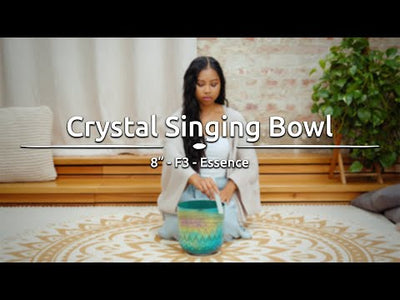 ECSB8F3MB Essence Singing Bowl 8" Note F3 Heart Chakra