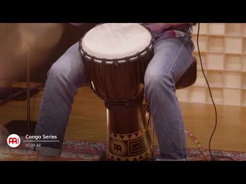 HDJ1-M 10" Headliner Congo Series Wood Djembe