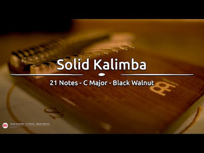 KL2101S Kalimba Solid C Major 21-Notes Black Walnut