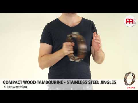 CTA2WB 8'' Compact Stainless Jingles 2 rows