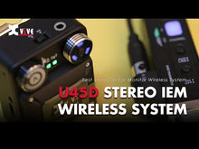 Load and play video in Gallery viewer, U45D 5.8 GHz Digital Wireless Stereo In Ear-system
