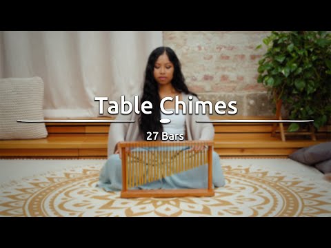 TCH27RP Table Chimes 27 Bars Walnut Brown