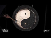 Ladda och spela upp video i Gallerivisaren, CHYY32 Chau Tam Tam, 32&quot;, Yin &amp; Yang, incl. Beater
