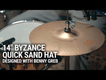 Load and play video in Gallery viewer, PA14QSH Pure Alloy 14" Benny Greb Quick Sand Hat
