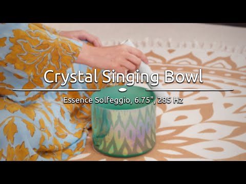 ESOLCSB285 Essence Solfeggio Crystal Singing Bowl 285 Hz