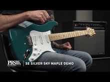 Ladda och spela upp video i Gallerivisaren, SE John Mayer Silver Sky Maple Nylon Blue
