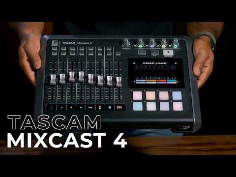 Mixcast 4 Podcast Mixer MTR USB Audio Interface