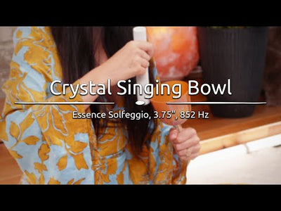 ESOLCSB852 Essence Solfeggio Crystal Singing Bowl LA 852 Hz