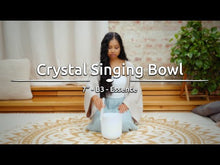 Ladda och spela upp video i Gallerivisaren, ECSB7B3C Essence Singing Bowl 7" Note B3 Crown Chakra

