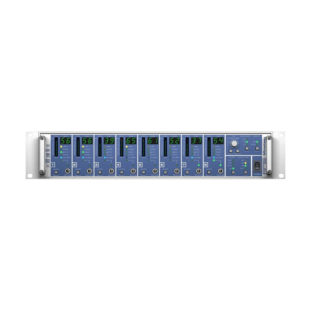 RME - Micstasy 8-Channel, 192 kHz Mic/Line/Instrument Pre AD Converter - Musik Utan Gränser 